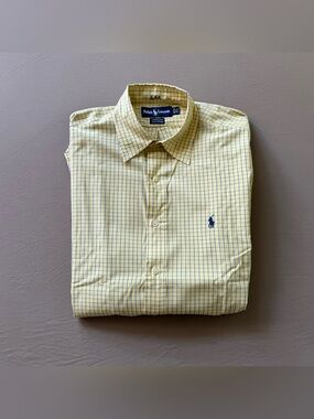 Vintage Ralph Lauren Yarmouth Windowpane Cotton Shirt